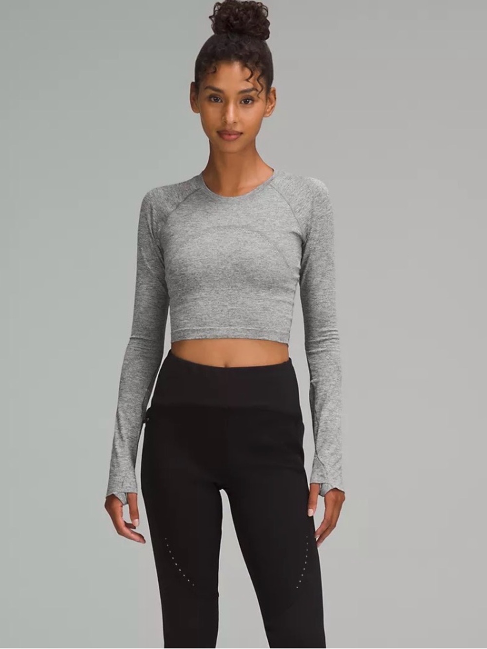 lululemon athletica Swiftly Tech Cropped Long-Sleeve Shirt 2.0